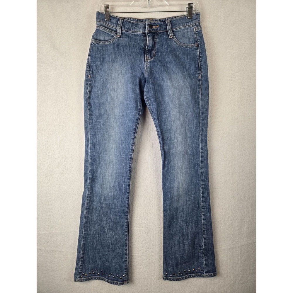 Old Navy Womens Bootcut Jeans Size 2 Cotton Blend The Dreamer Studded Hem